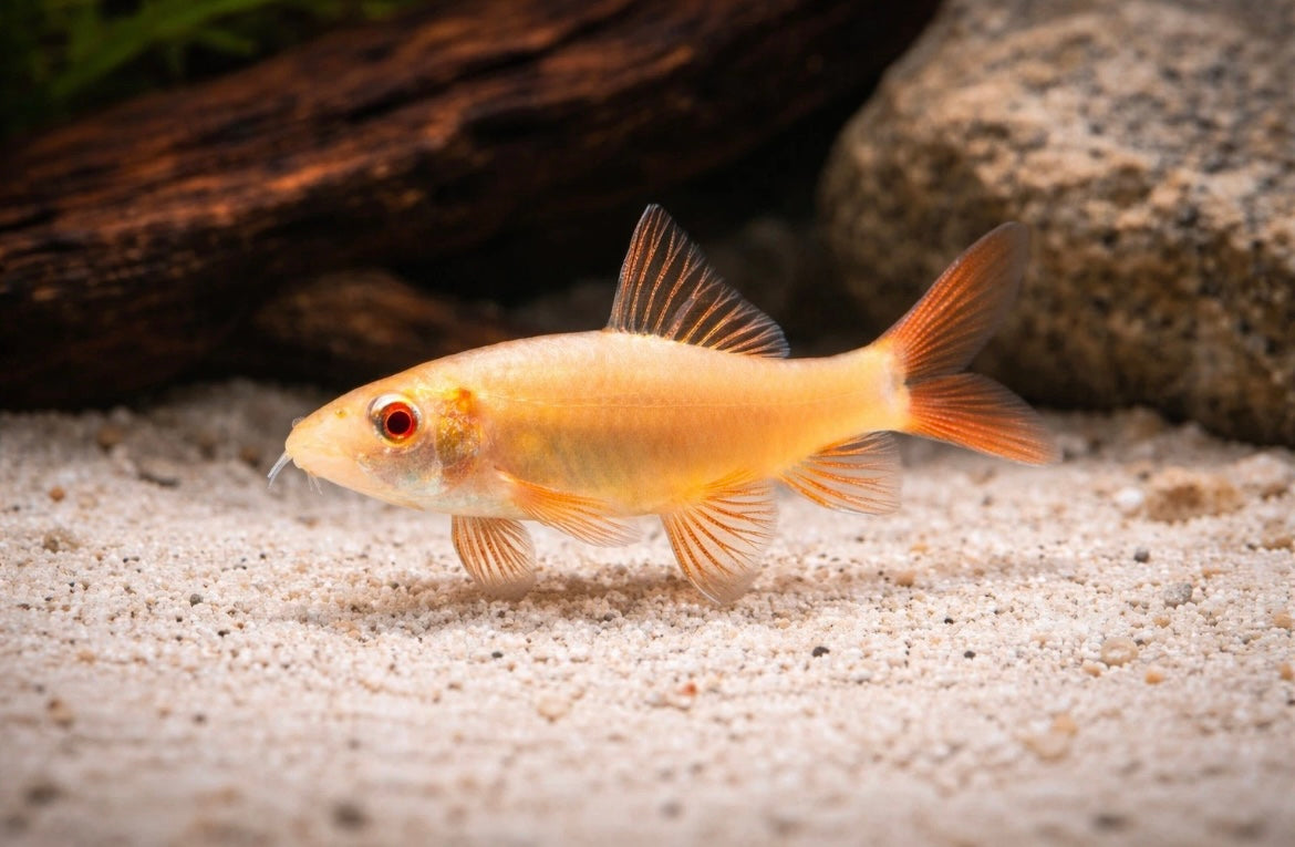 3 Albino Rainbow Shark