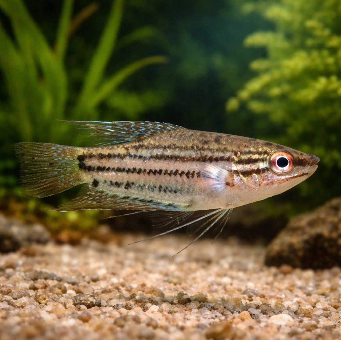 9 Sparkling Gourami (Croaking Gourami)