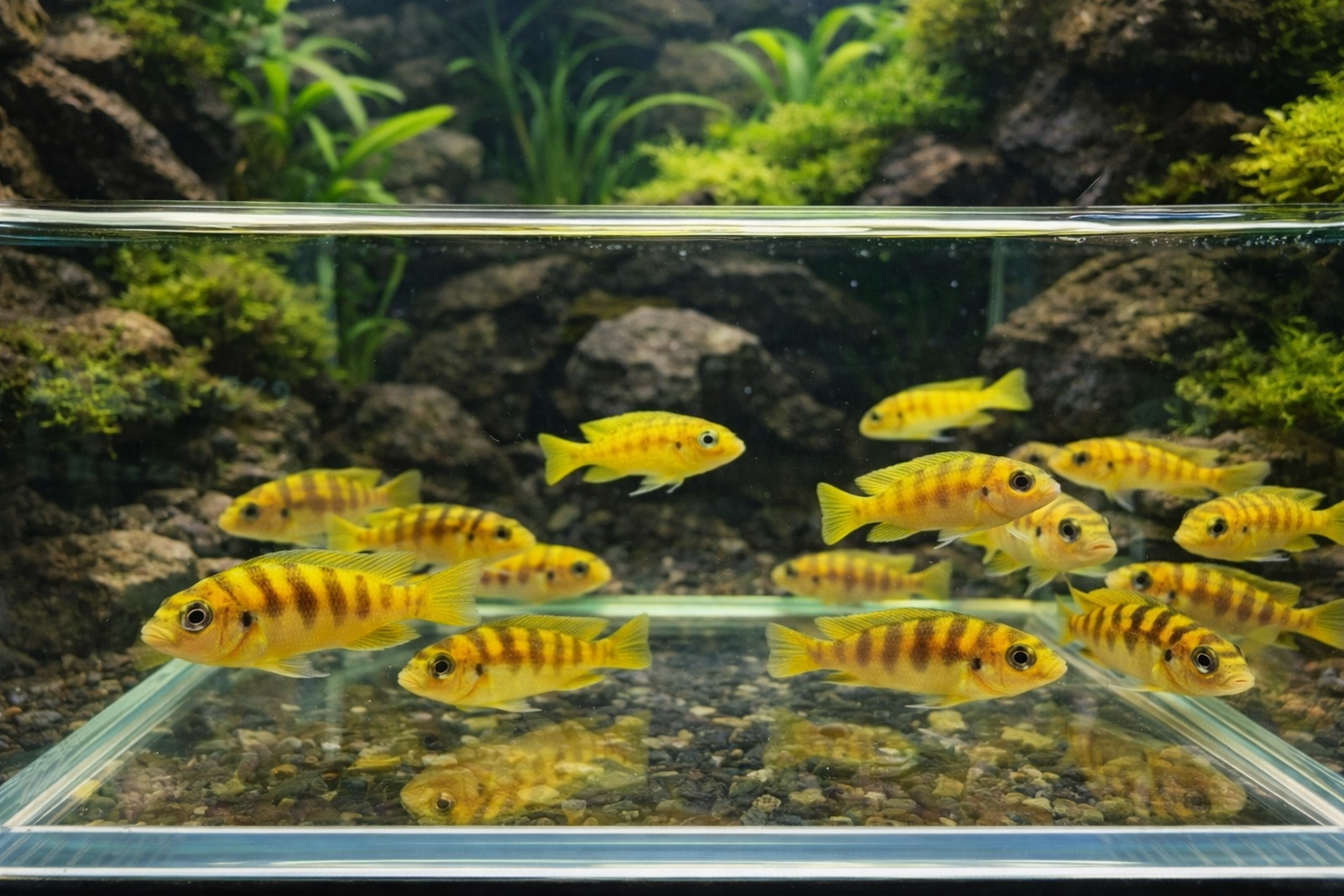 4 Bumblebee Cichlid