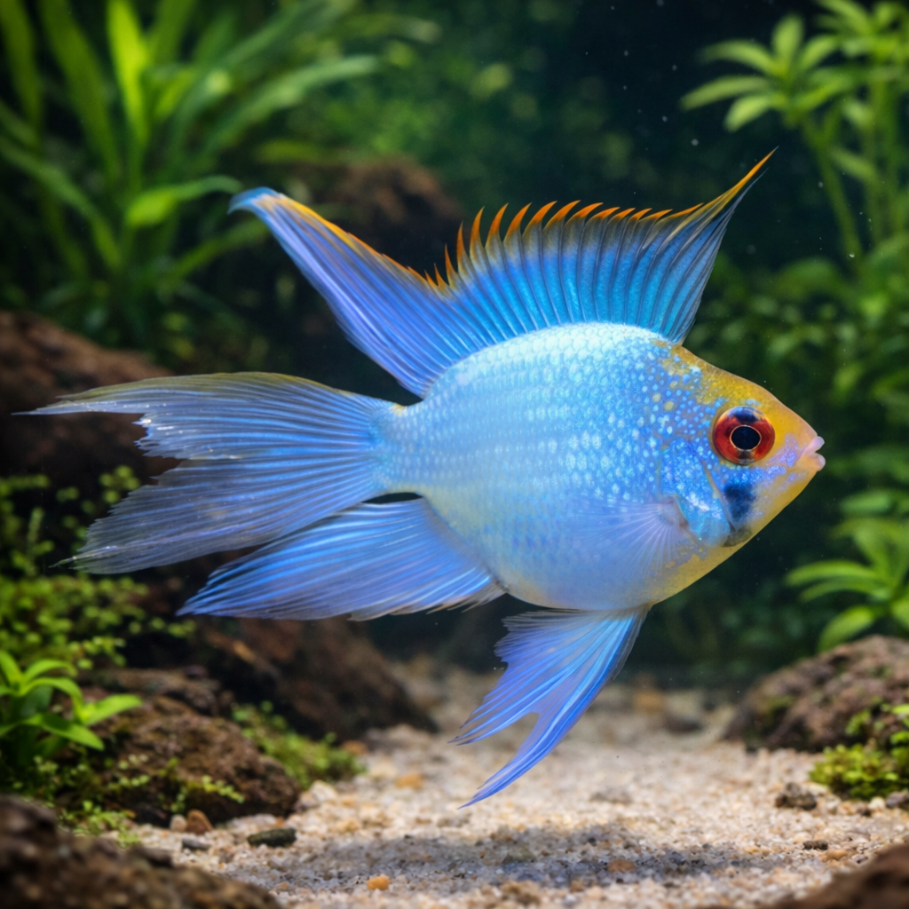 3 Longfin Blue Balloon Ram