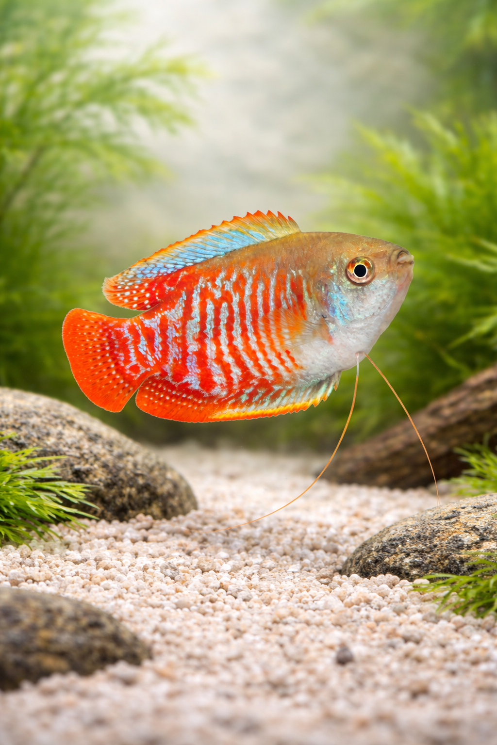3 Dwarf Gourami