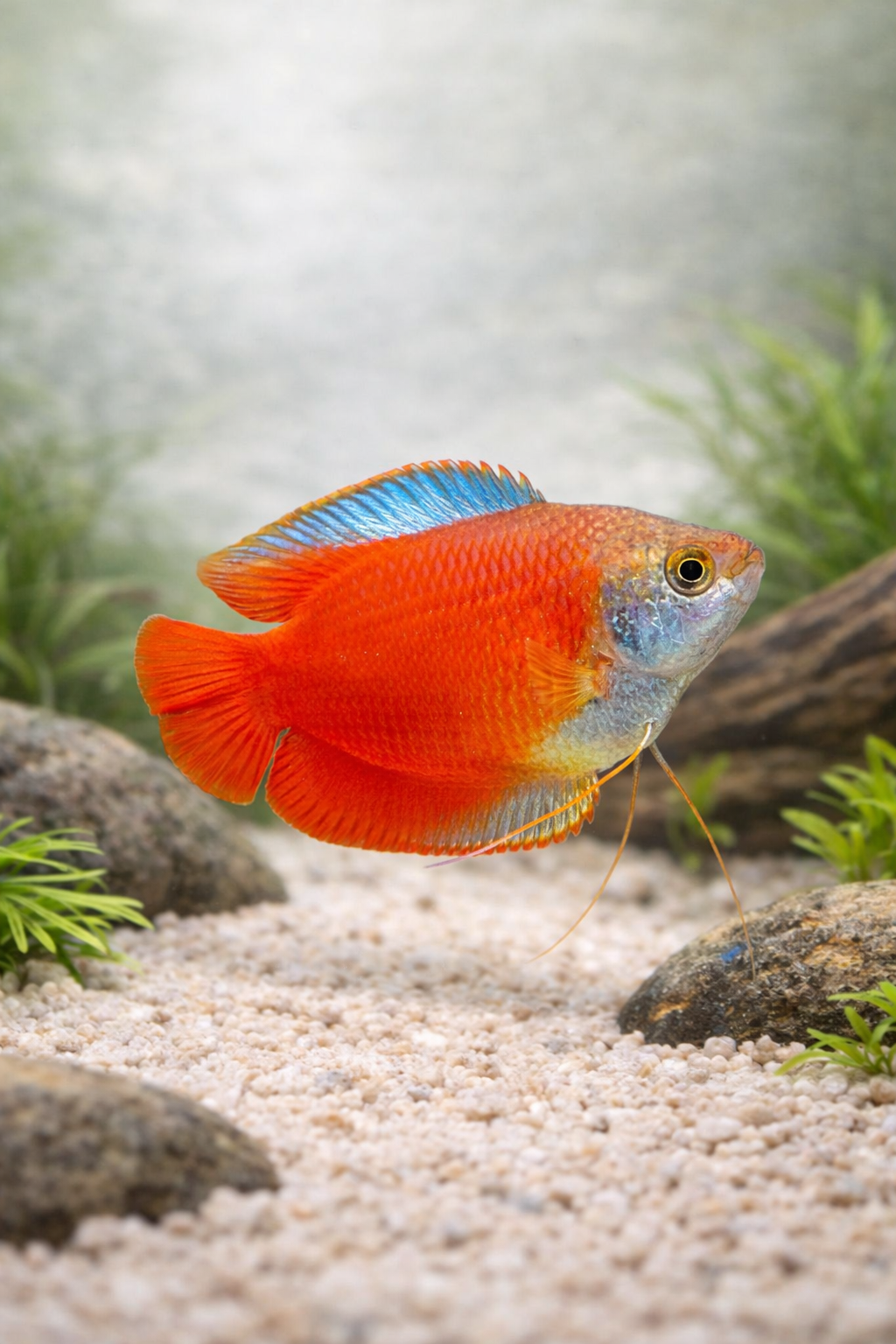 3 Blood Res Dwarf Gourami