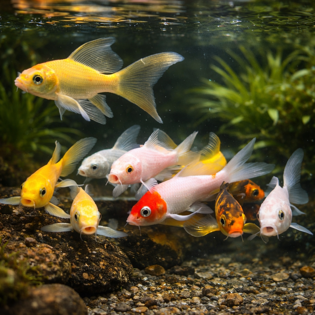 6 Imported Butterfly Koi (3 inch)