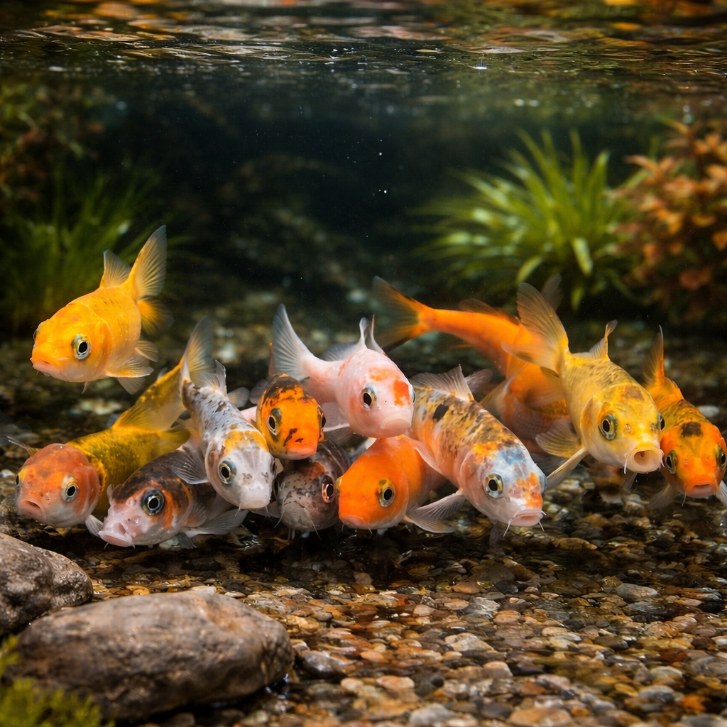 6 Imported Koi (3 inch)
