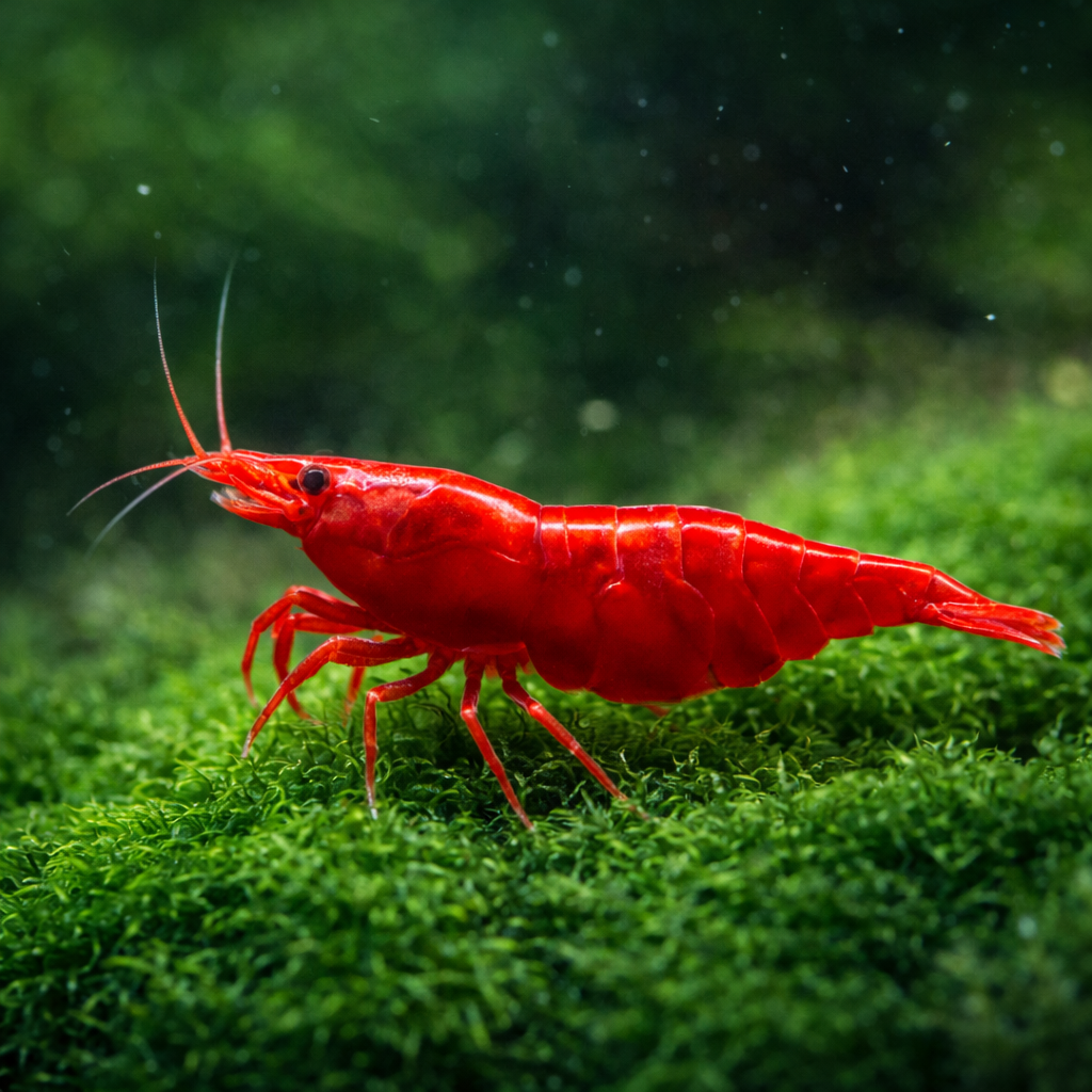 8 Fire Red Cherry Shrimp