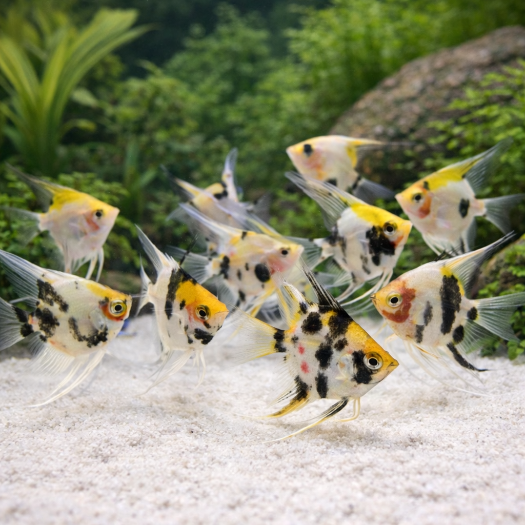 3 Koi Angelfish Size Small