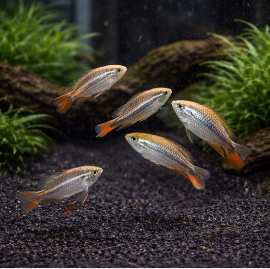 2 Apistogramma Agassizi Double Red