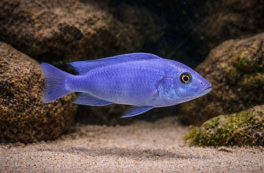 2 Electric Blue Cichlid