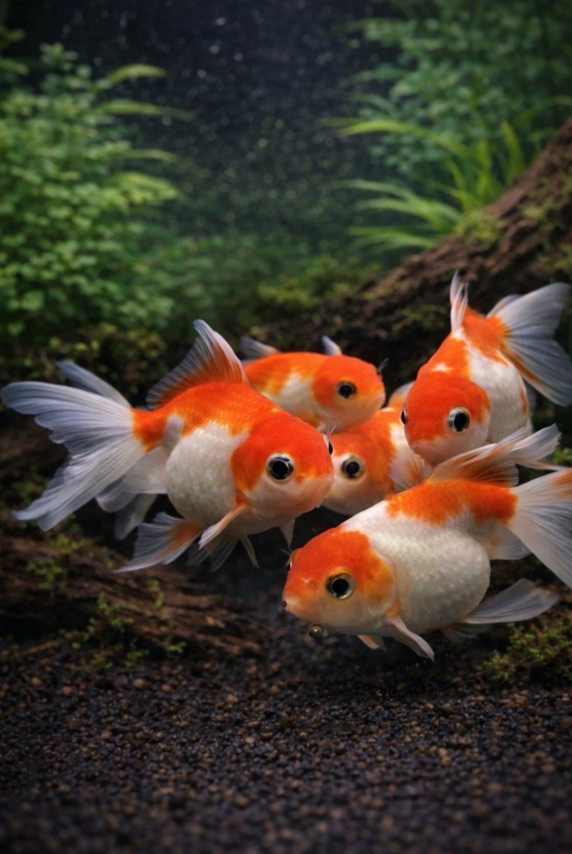 2 Assorted Oranda Goldfish - 2.5 - 3"