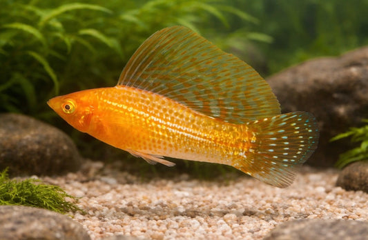 2 Gold Sailfin Molly
