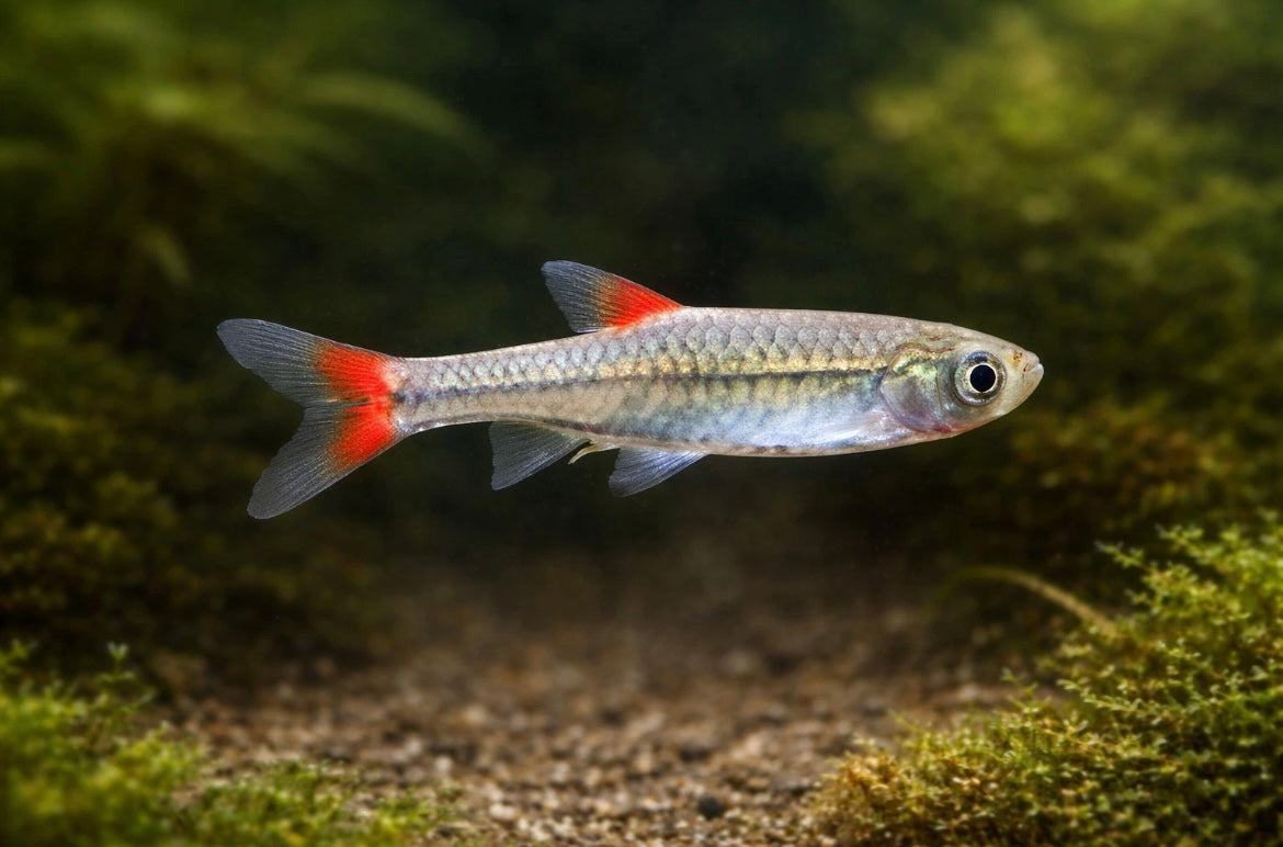 5 Red Fin Rasbora