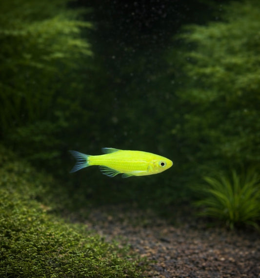 5 Electric Green Glofish Danio
