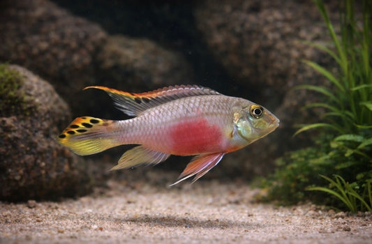 3 Kribensis Cichlid