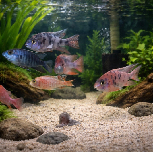 4 Peacock Cichlid Assortment