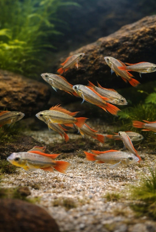 2 Apistogramma Cacatuoides Orange