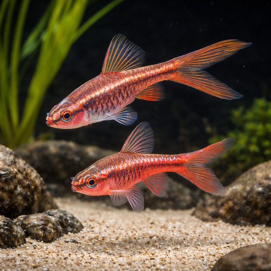 6 Veiltail Cherry Barb