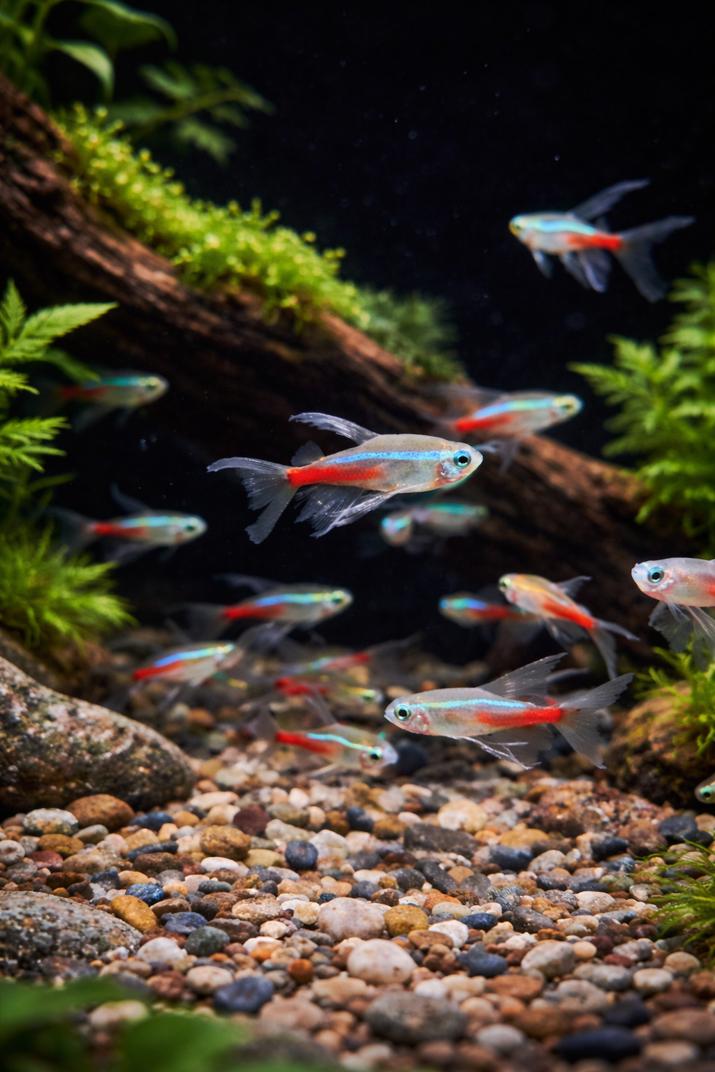 3 Double Longfin Neon Tetra