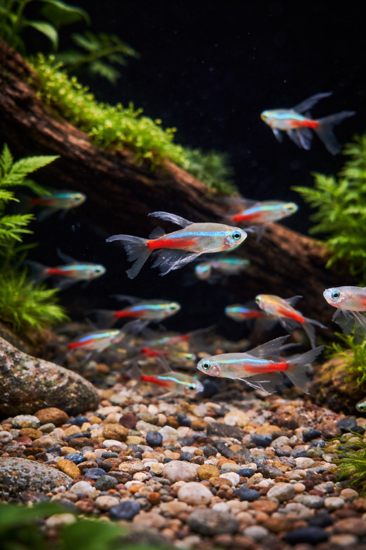 3 Double Longfin Neon Tetra