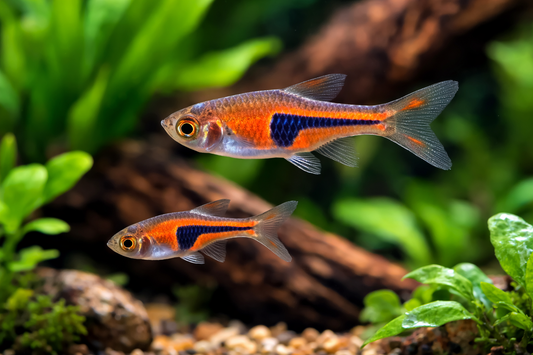 10 Red Slender Harlequin Rasbora / Espei