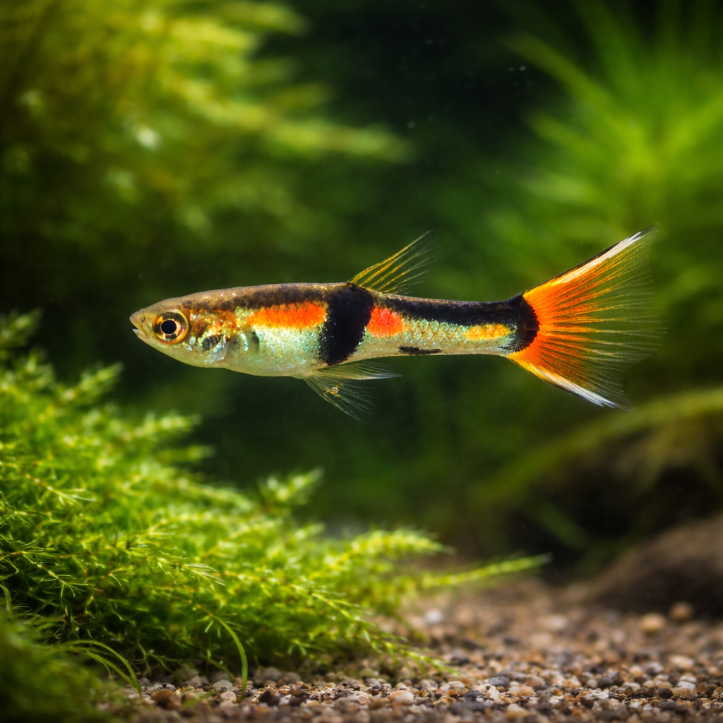 4 Flametail Wildtype Endler