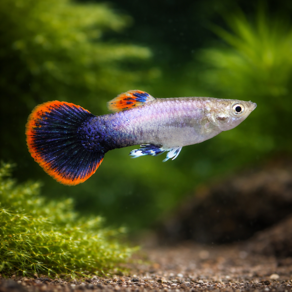 8 Eclipse Guppy Males