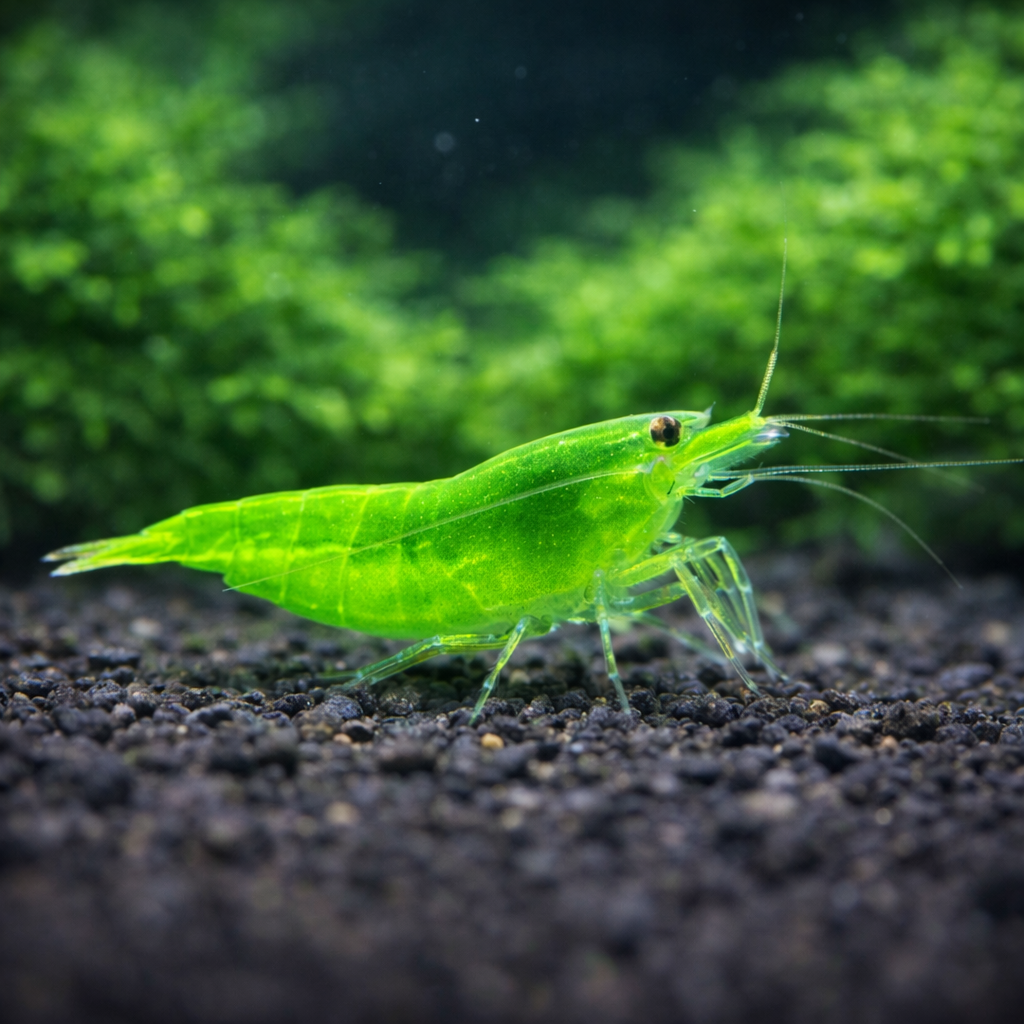 8 Green Neon Shrimp