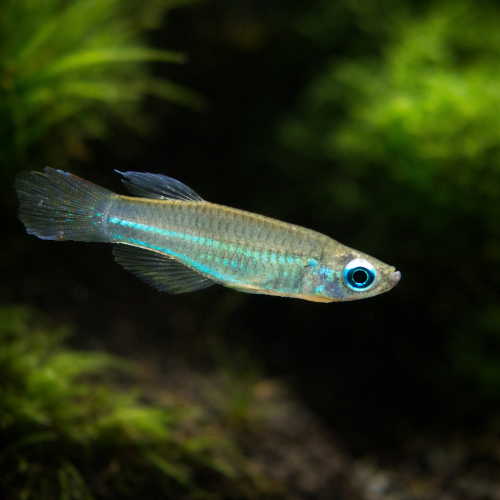 6 Emerald Green Lampeye Killi