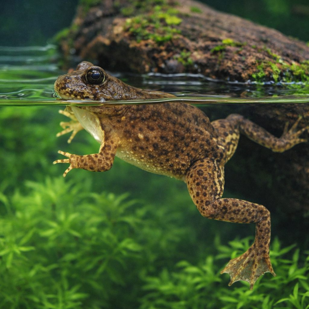 4 Asian Floating Frog